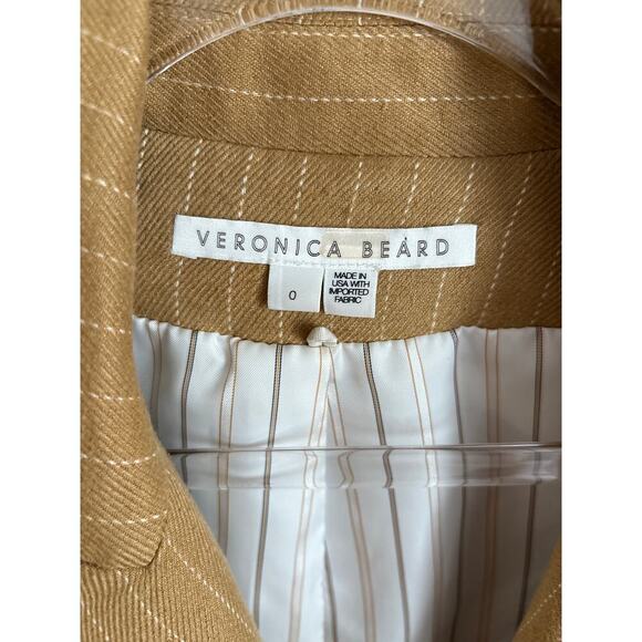B39 Veronica Beard Parineti Dickey Blazer 0 Preppy Office Academia First Lady - Picture 13 of 13